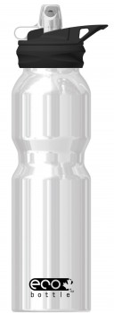 Sportline 800ml mit Sporttop und Gripdip - snowwhite