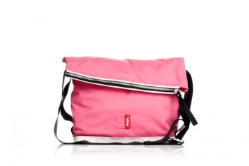 fatboy soulbag M pink mit weissem Boden